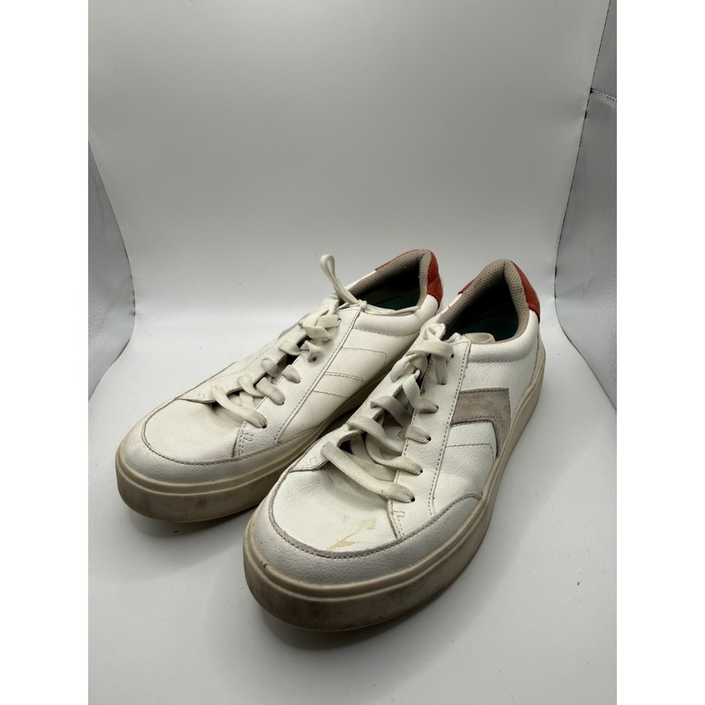 Dr. Scholl's Madison Lace Womens US 8 M Comfort Shoes White Round Toe Sneakers